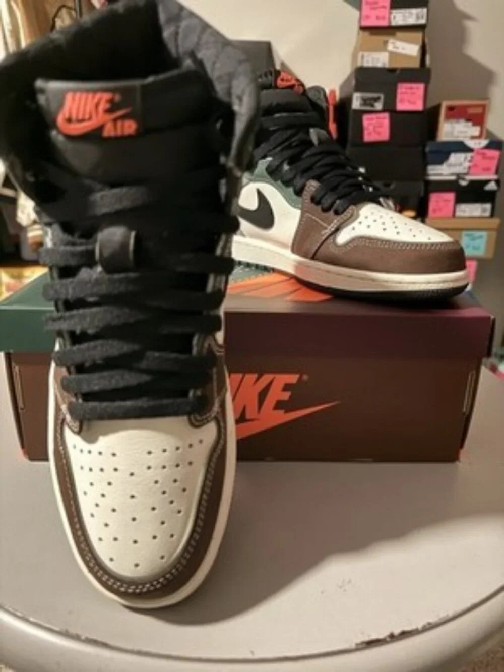 Air Jordan 1 Retro High OG Hand Crafted DH3097-001 Mens Size 8 Preowned w/ Box
